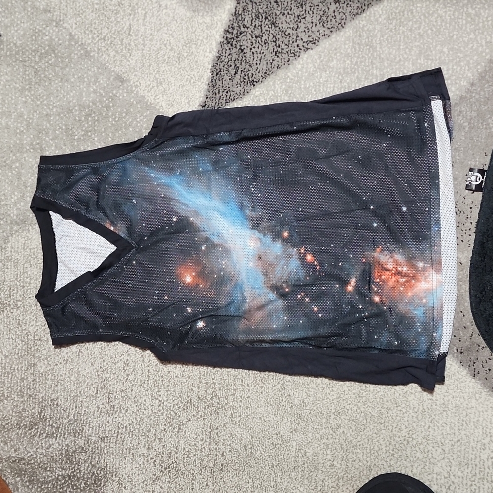 Blackmilk galaxy muscle tank